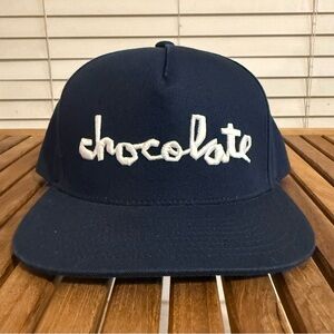 Chocolate Logo SnapBack Dark Blue